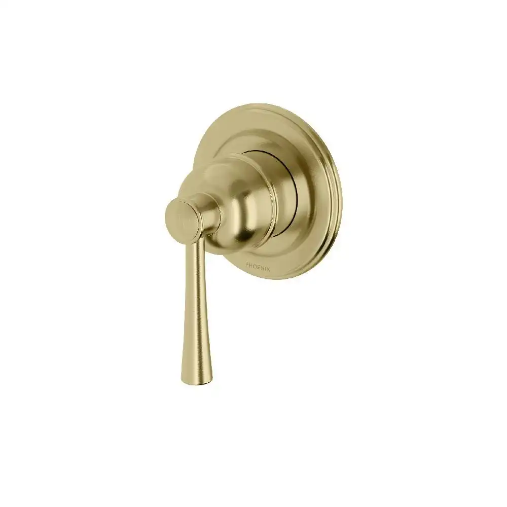 Phoenix Cromford Shower / Wall Mixer Brushed Gold 134-2800-12