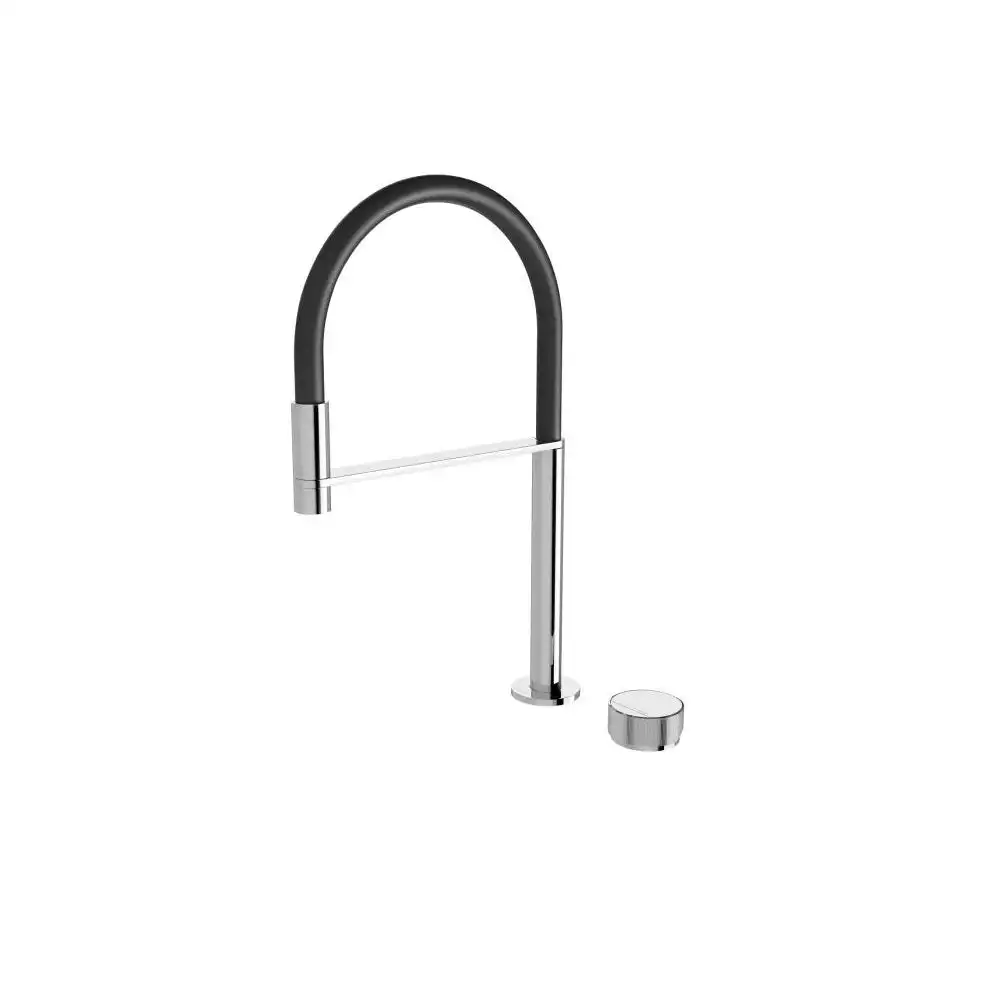 Phoenix Axia Sink Mixer Hob Set Flexible Hose Chrome 117-7570-00