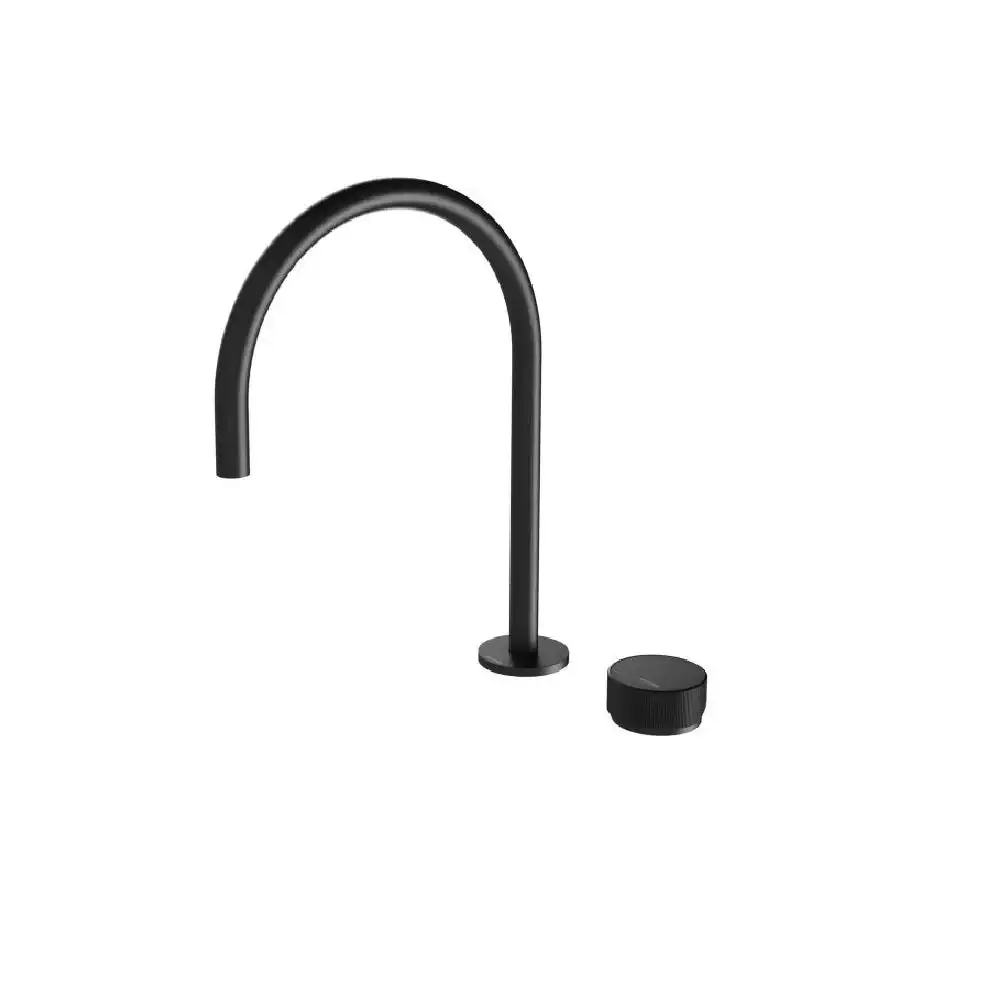 Phoenix Axia Sink Mixer Hob Set Matte Black 117-7550-10