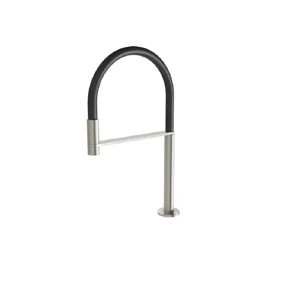 Phoenix Axia Sink Hob Outlet Flexible Hose Brushed Nickel 117-0760-40