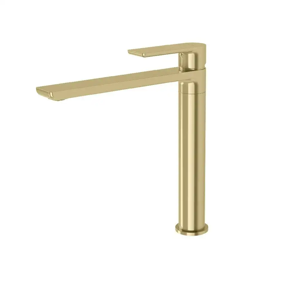 Phoenix Gloss Mk11 Sink Mixer Brushed Gold 135-7300-12