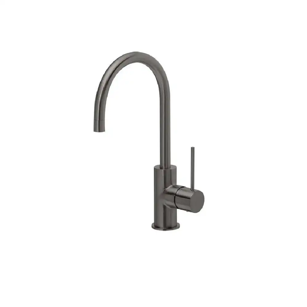 Phoenix Vivid Slimline Sink Mixer 160mm Gooseneck Brushed Carbon VS735-31