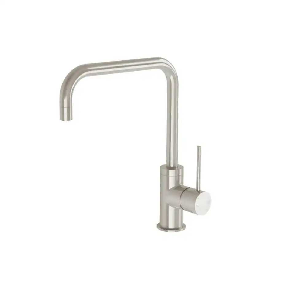 Phoenix Vivid Slimline Sink Mixer 220mm Squareline Brushed Nickel VS731-40