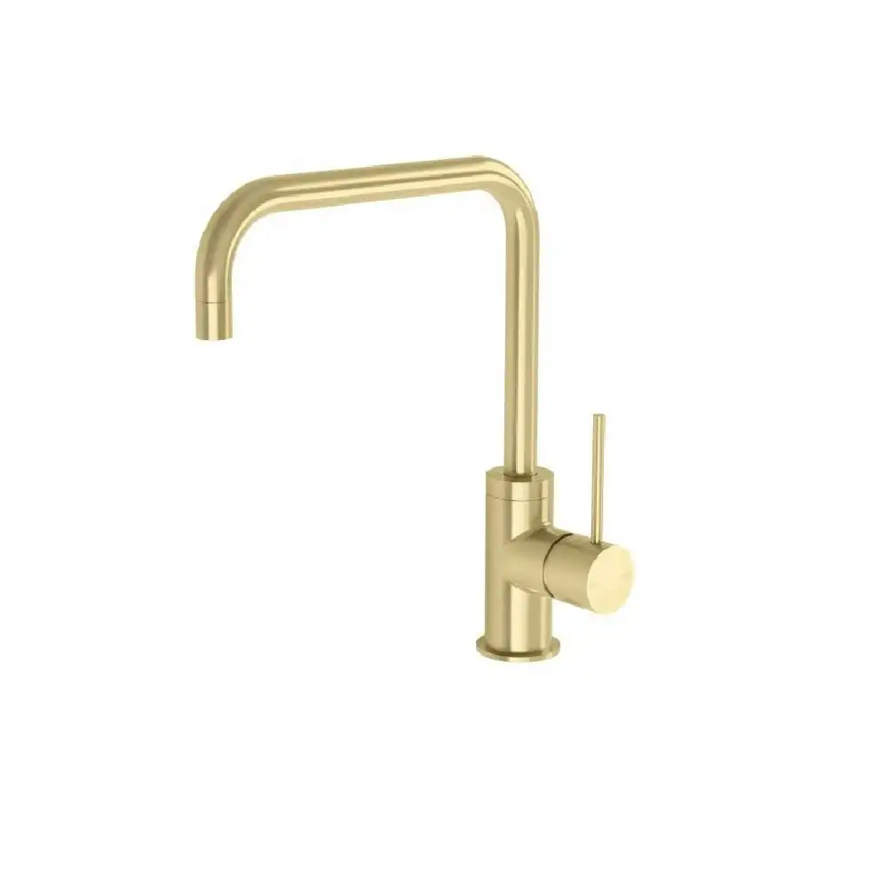 Phoenix Vivid Slimline Sink Mixer 220mm Squareline Brushed Gold VS731-12