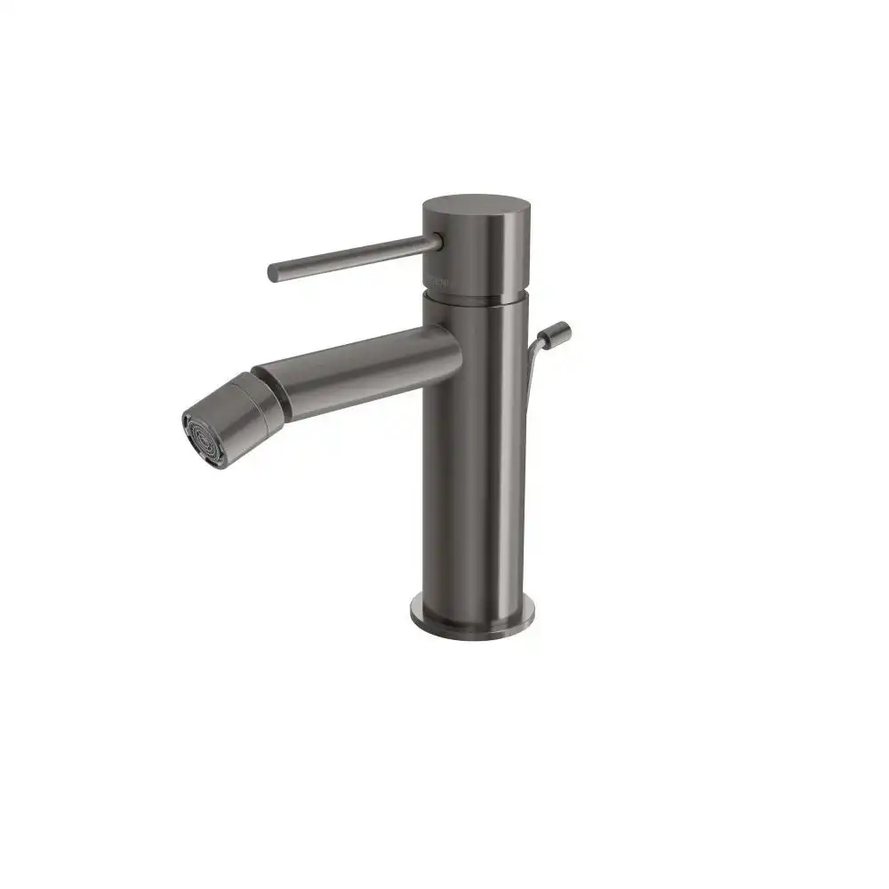 Phoenix Vivid Slimline Bidet Mixer With Pop Up Waste Brushed Carbon VS716-31