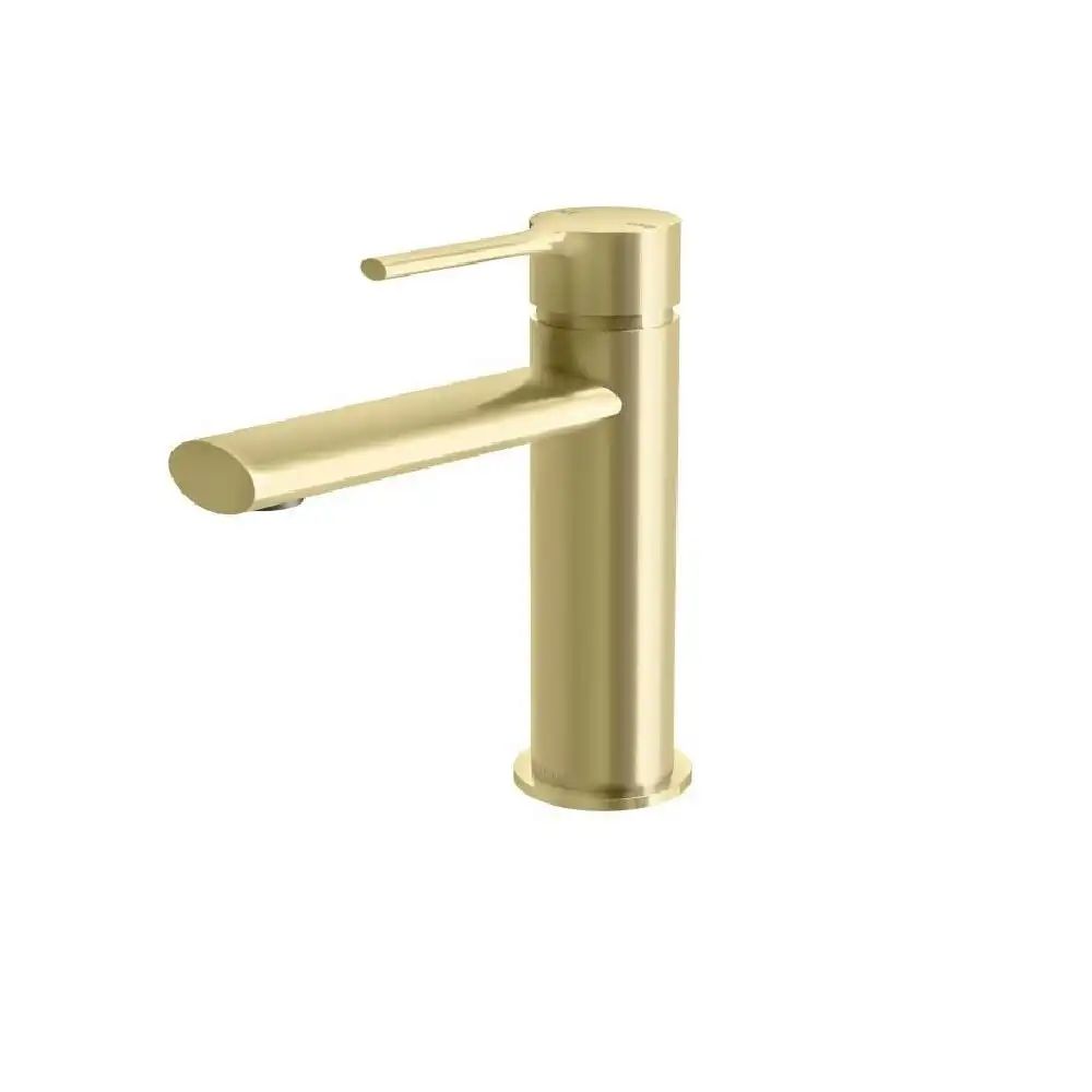 Phoenix Vivid Slimline Oval Basin Mixer Brushed Gold VV770-12