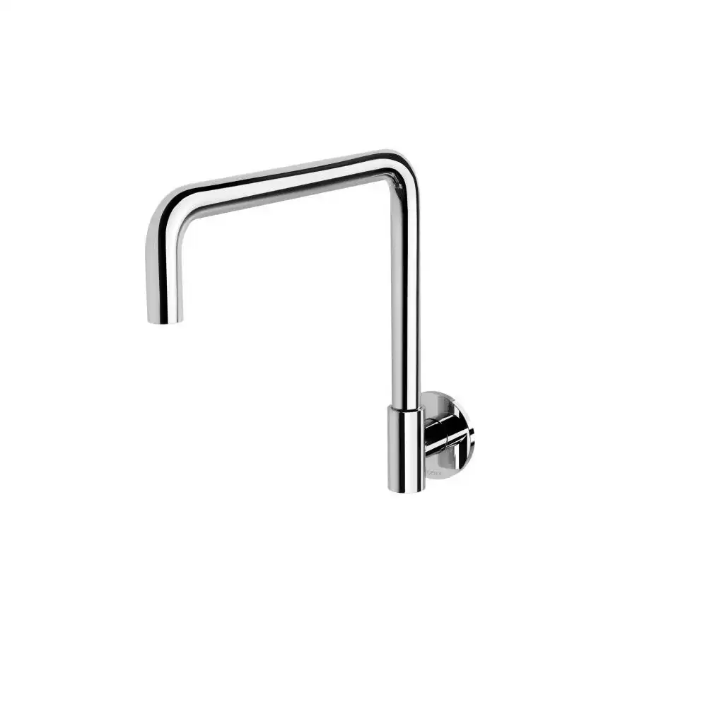 Phoenix Vivid Slimline Plus Wall Sink Outlet 240mm Squareline Chrome 119-0870-00