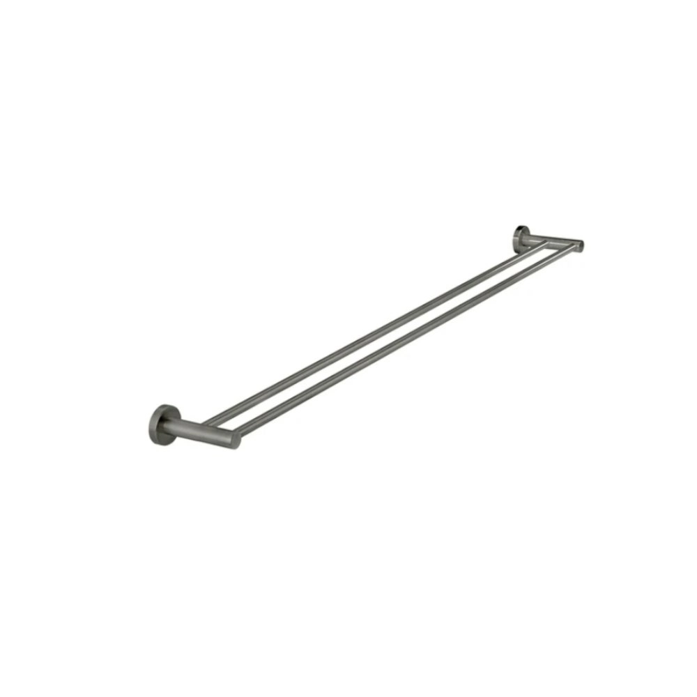 Meir Round Double Towel Rail 900mm Shadow MR01-R90-PVDGM