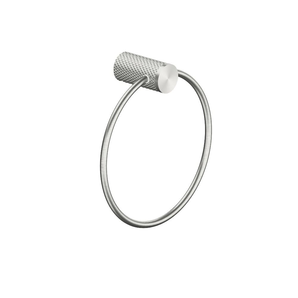 Nero Opal Towel Ring Brushed Nickel NR2580aBN