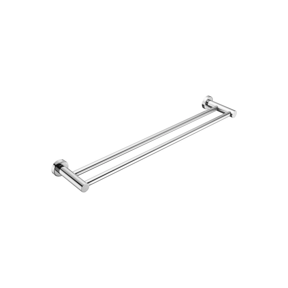 Nero Mecca Double Towel Rail 600mm Chrome NR1924dCH