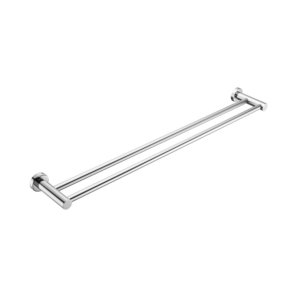 Nero Mecca Double Towel Rail 800mm Chrome NR1930dCH