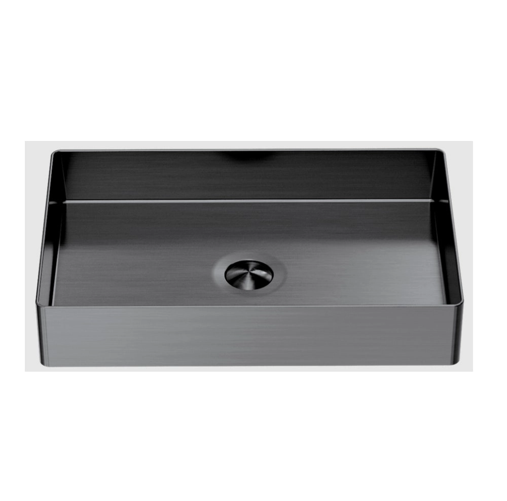 Nero Basin Rectangle Stainless Steel Basin Graphite NRB3555GR