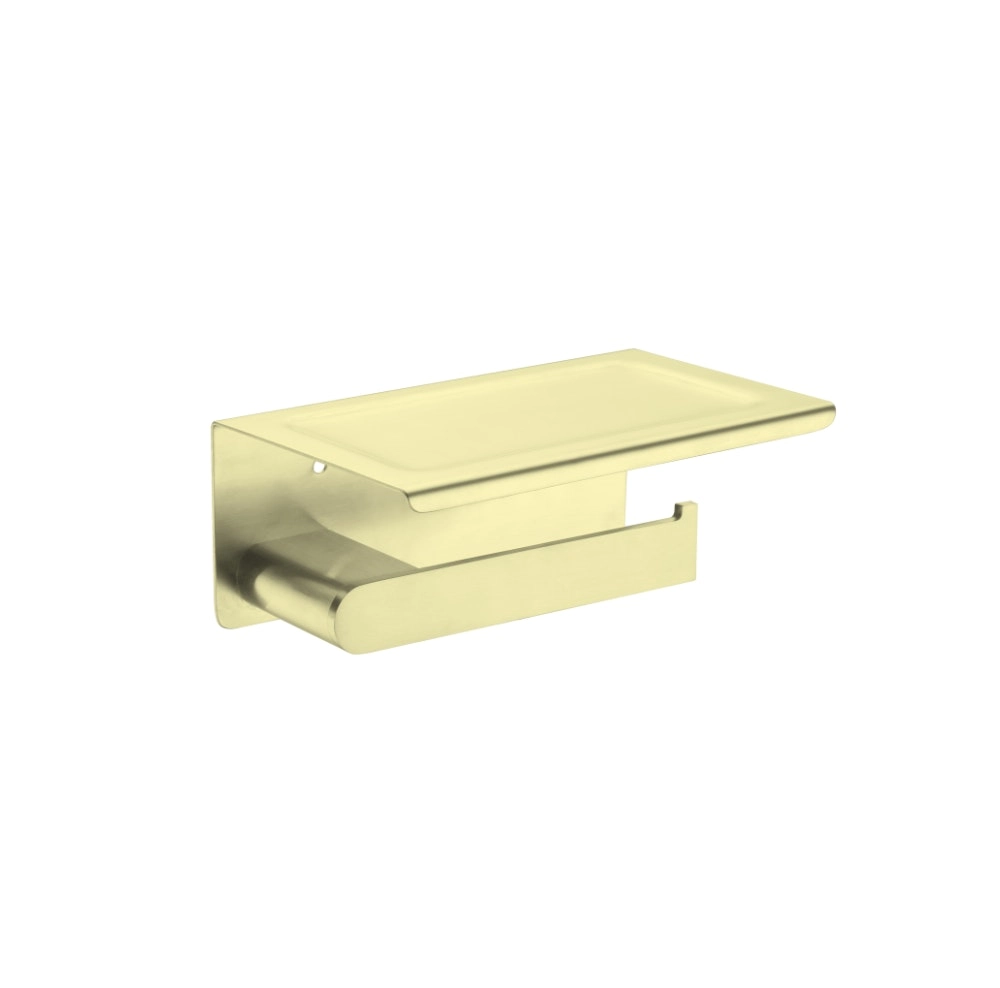 Nero Bianca Toilet Roll Holder Brushed Gold NR9086ABG