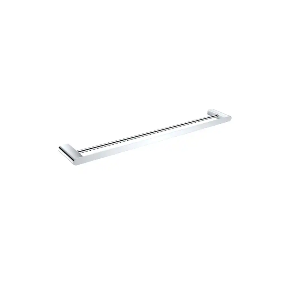 Nero Bianca DoubleTowel Rail 800mm Chrome NR9030DCH