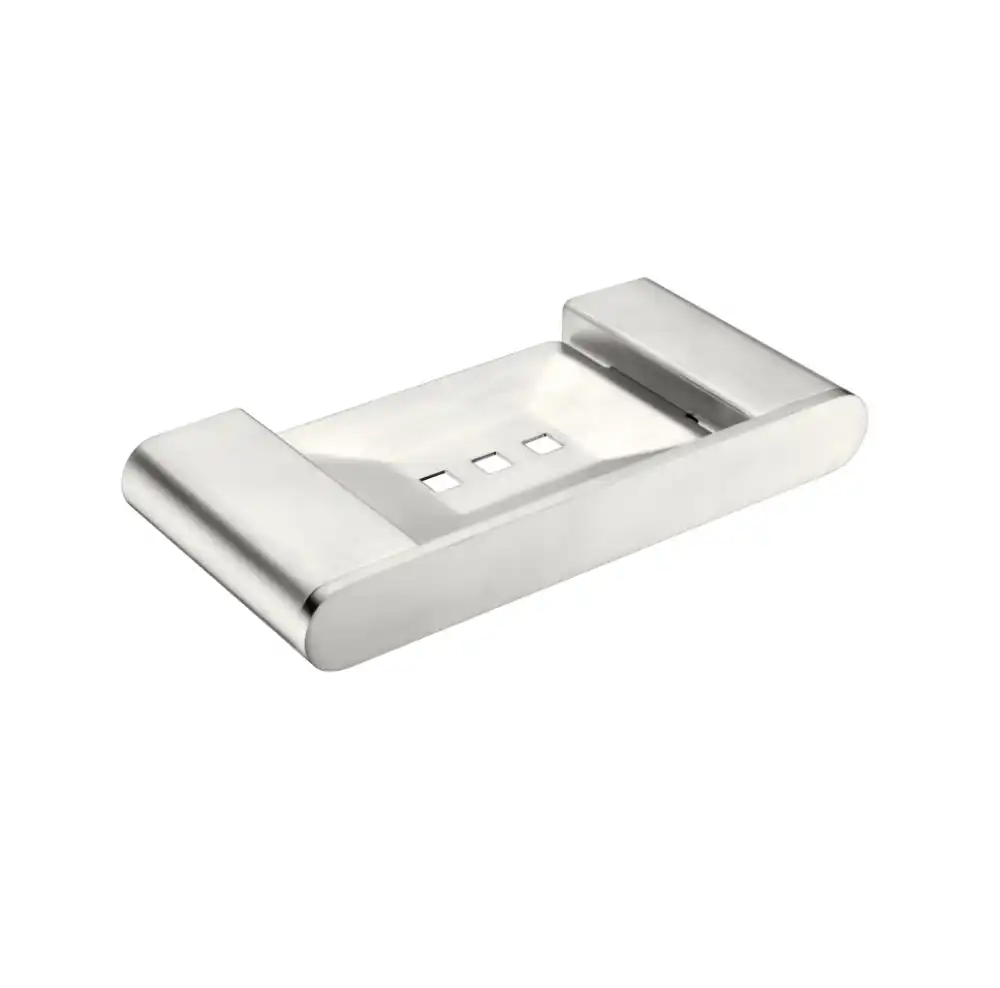 Nero Bianca Soap Dish Holder Brushed Nickel NR9081BN