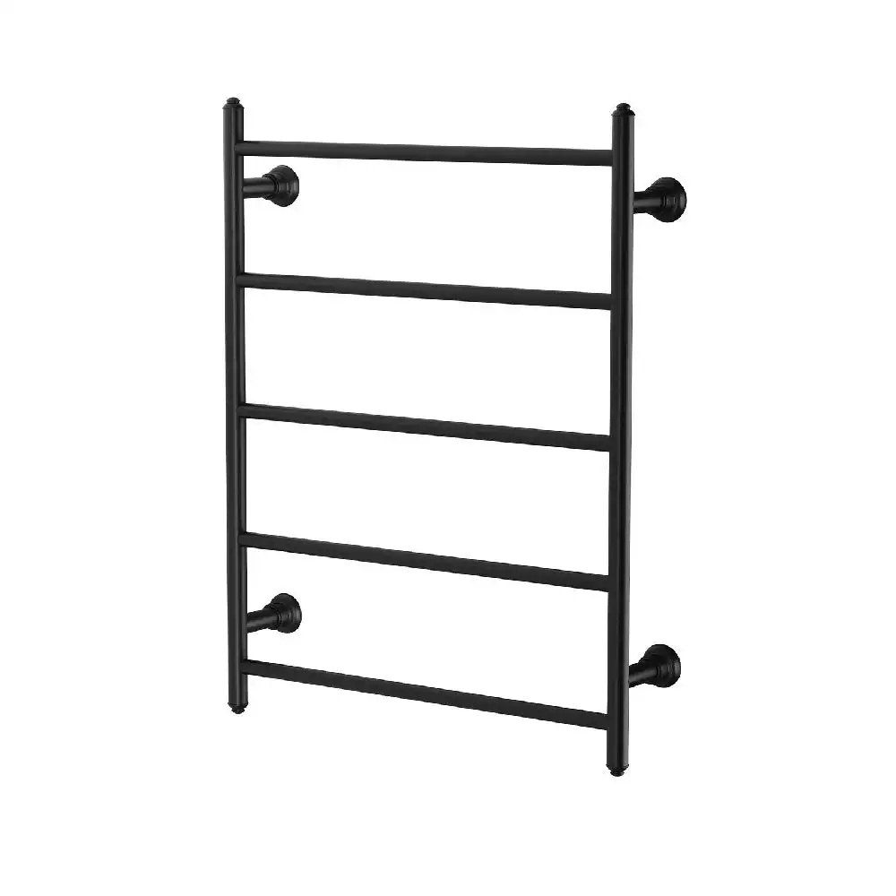 Phoenix Cromford Heated Towel Ladder 550 x 750mm Matte Black 134-8750-10