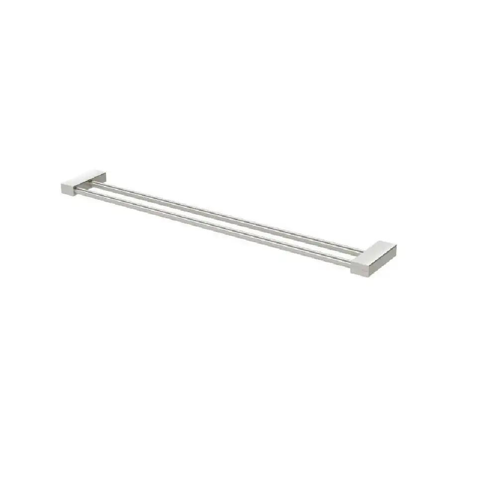 Phoenix Lexi Mk11 Double Towel Rail 600mm Brushed Nickel 123-8110-40