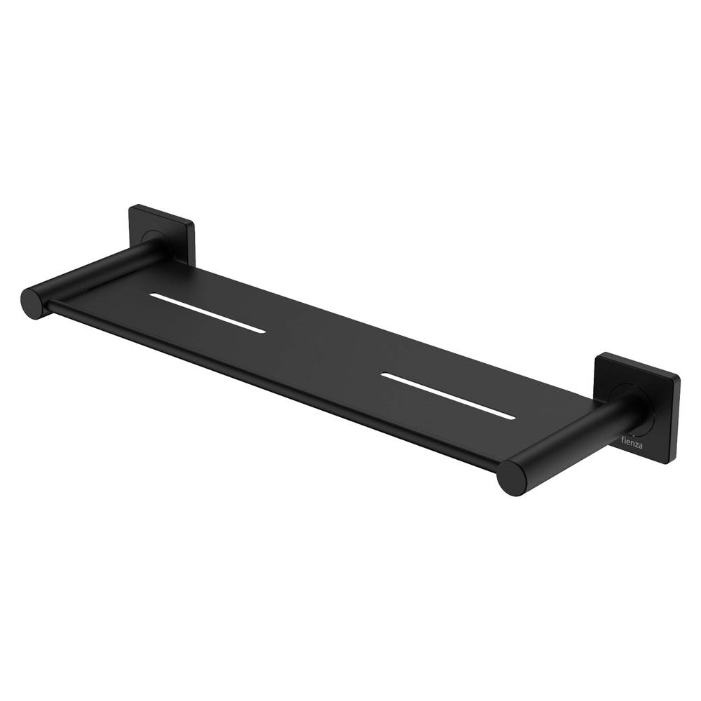 Fienza Sansa Shower Shelf Matte Black 83207MB