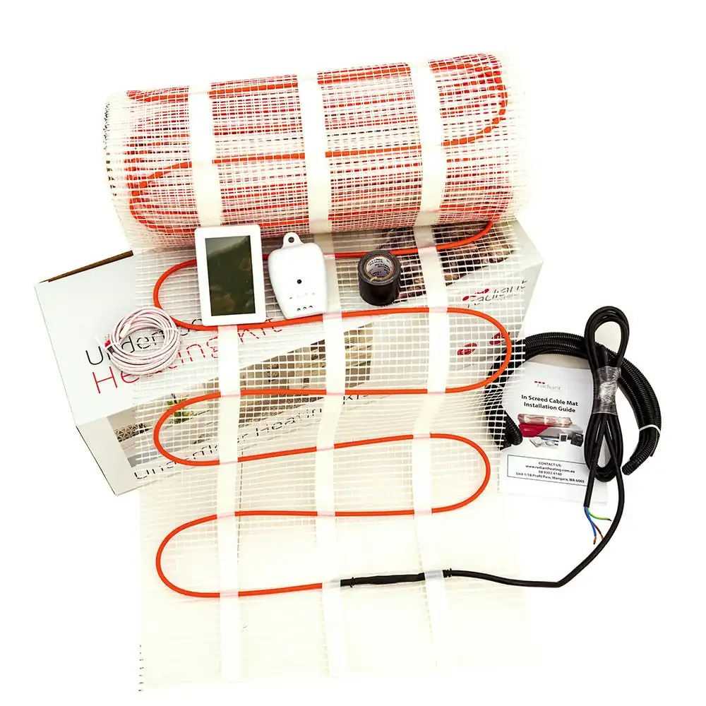 Radiant Under Heating In Screed Kits for Bathrooms -0.5 x 5.0m / 2.5 sqm ISCMK200-500W