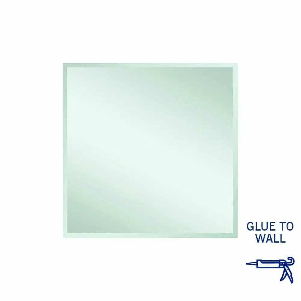 Thermogroup Montana Rectangle 25mm Bevel Edge Mirror - 900x900mm Glue-to-Wall MS9090GT