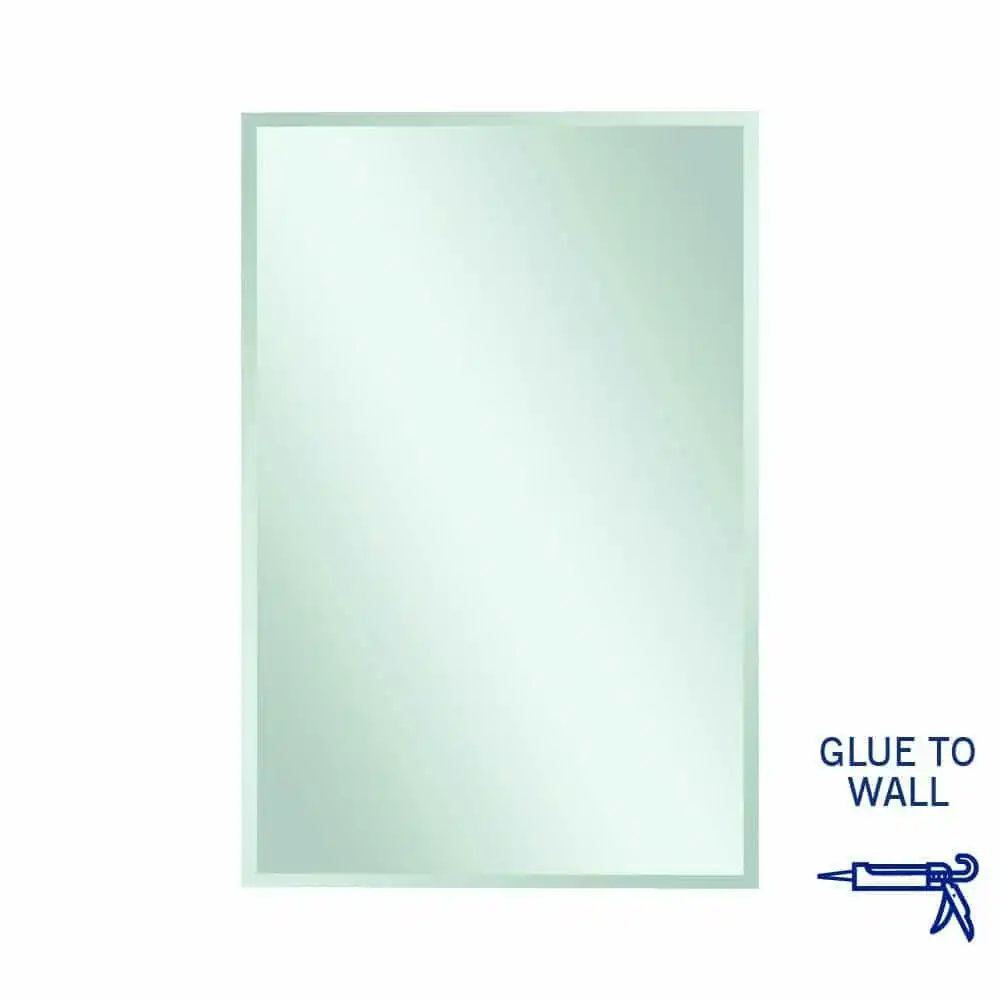 Thermogroup Montana Rectangle 25mm Bevel Edge Mirror - 1200x800mm Glue-to-Wall MS1280GT