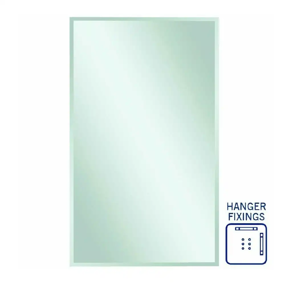 Thermogroup Montana Rectangle 25mm Bevel Edge Mirror - 1500x900mm with Hangers MS1590HN