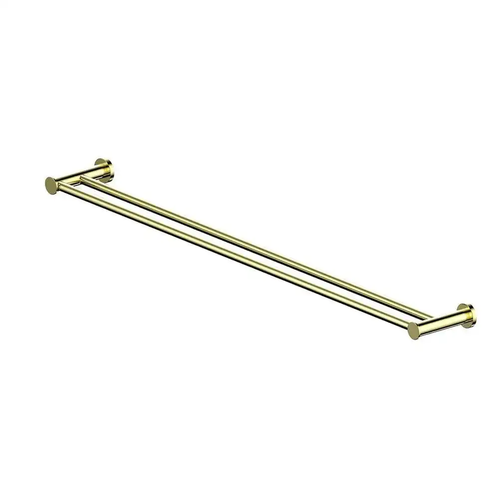 Greens Gisele Double Towel Rail 760mm Brushed Brass 184156