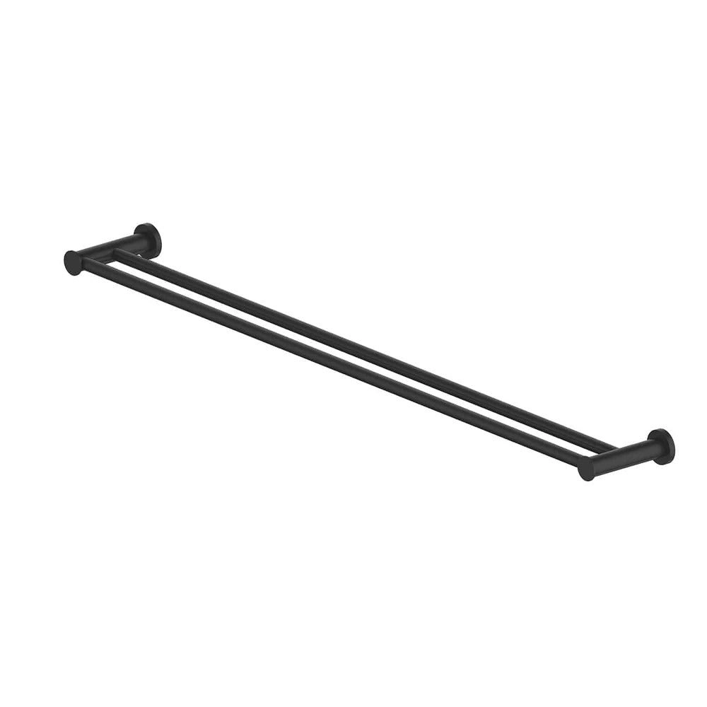 Greens Gisele Double Towel Rail 760mm Matte Black 184157