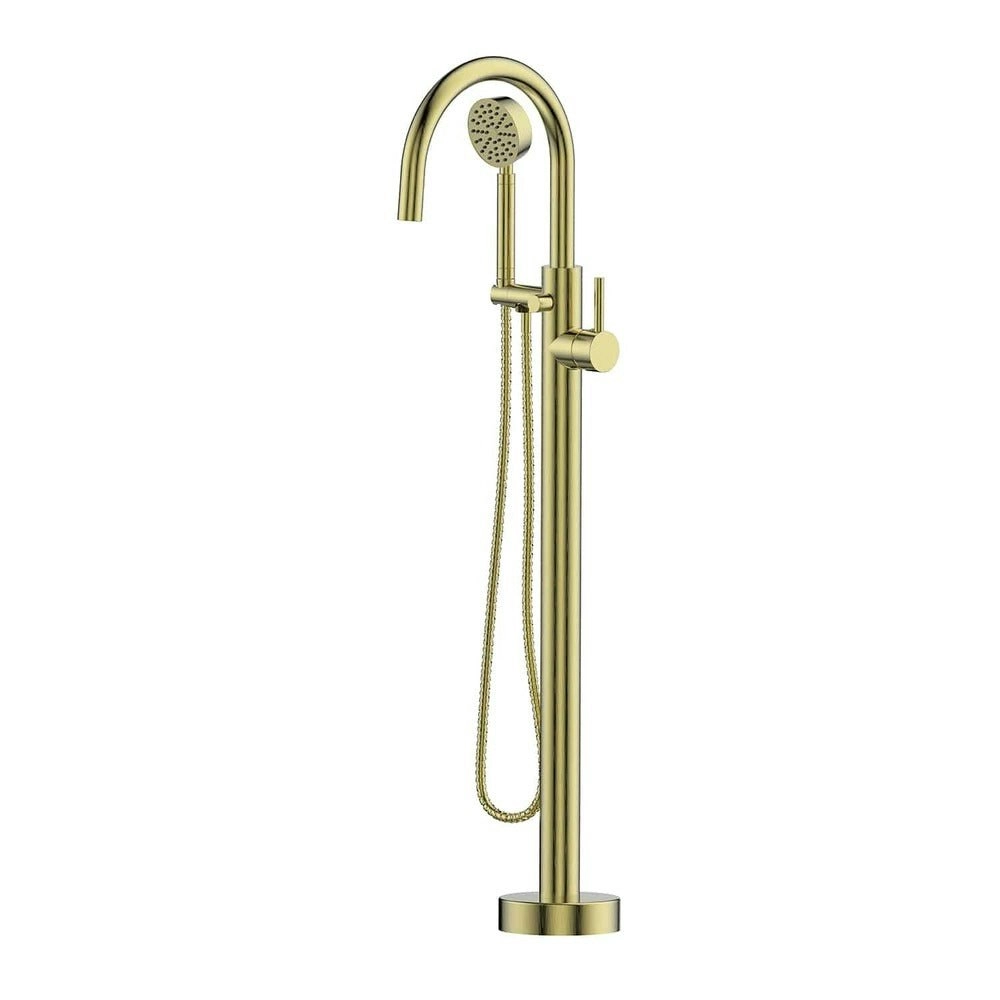 Greens Gisele Freestanding Bath Filler Brushed Brass 1844860