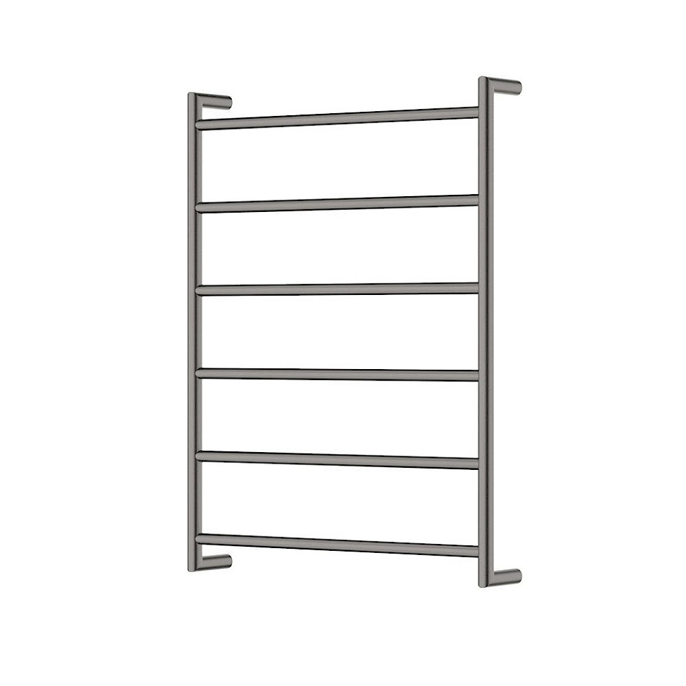 Fienza Kaya Heated Towel Ladder 600x800mm 6 Bars Gun Metal 8286080GM