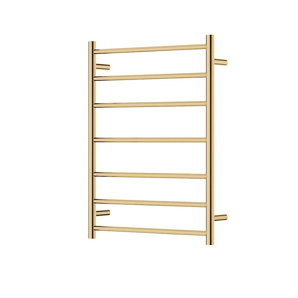 Fienza Isabella Heated Towel Ladder 600x800mm 7 Bars Urban Brass 8276080UB