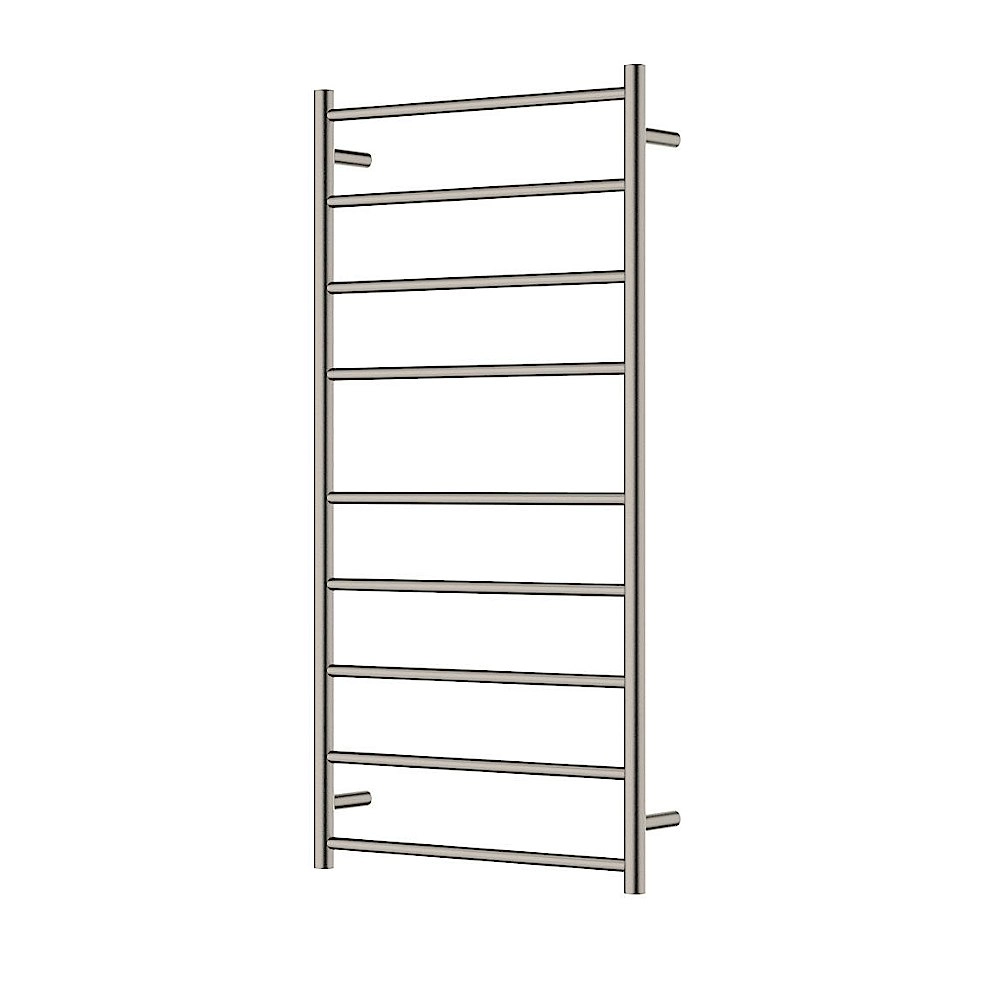 Fienza Isabella Heated Towel Ladder 600x1200mm 9 Bars Brushed Nickel 82760120BN