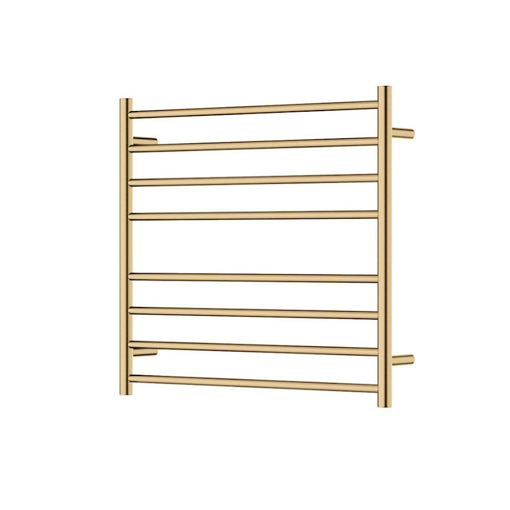 Fienza Isabella Heated Towel Ladder 750x700mm 8 Bars Urban Brass 8277570UB