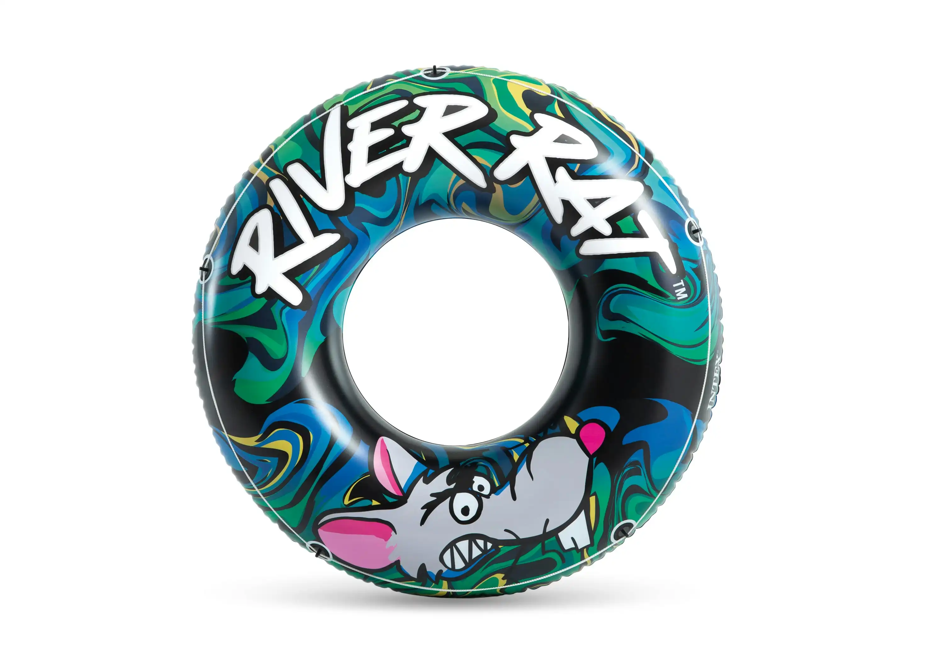 Intex River Rat Swim Tube Pool Float 68209