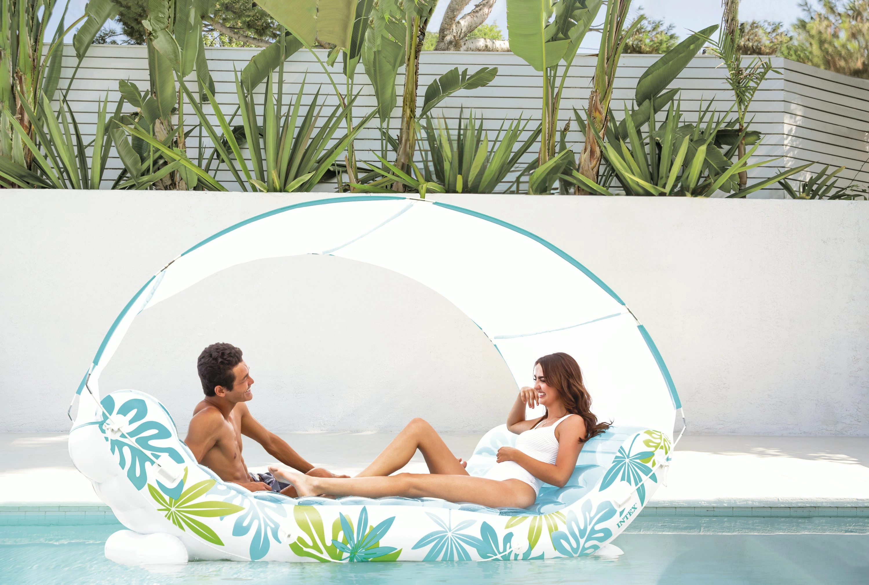 Intex Tropical Canopy Inflatable Lounge 56294