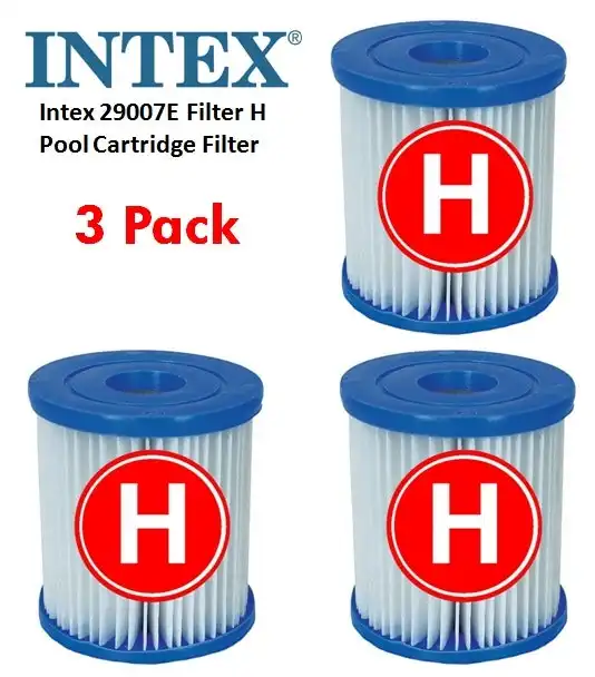 Intex 3 x Filter Cartridge replacement Size H Intex FILTER PUMP 29007