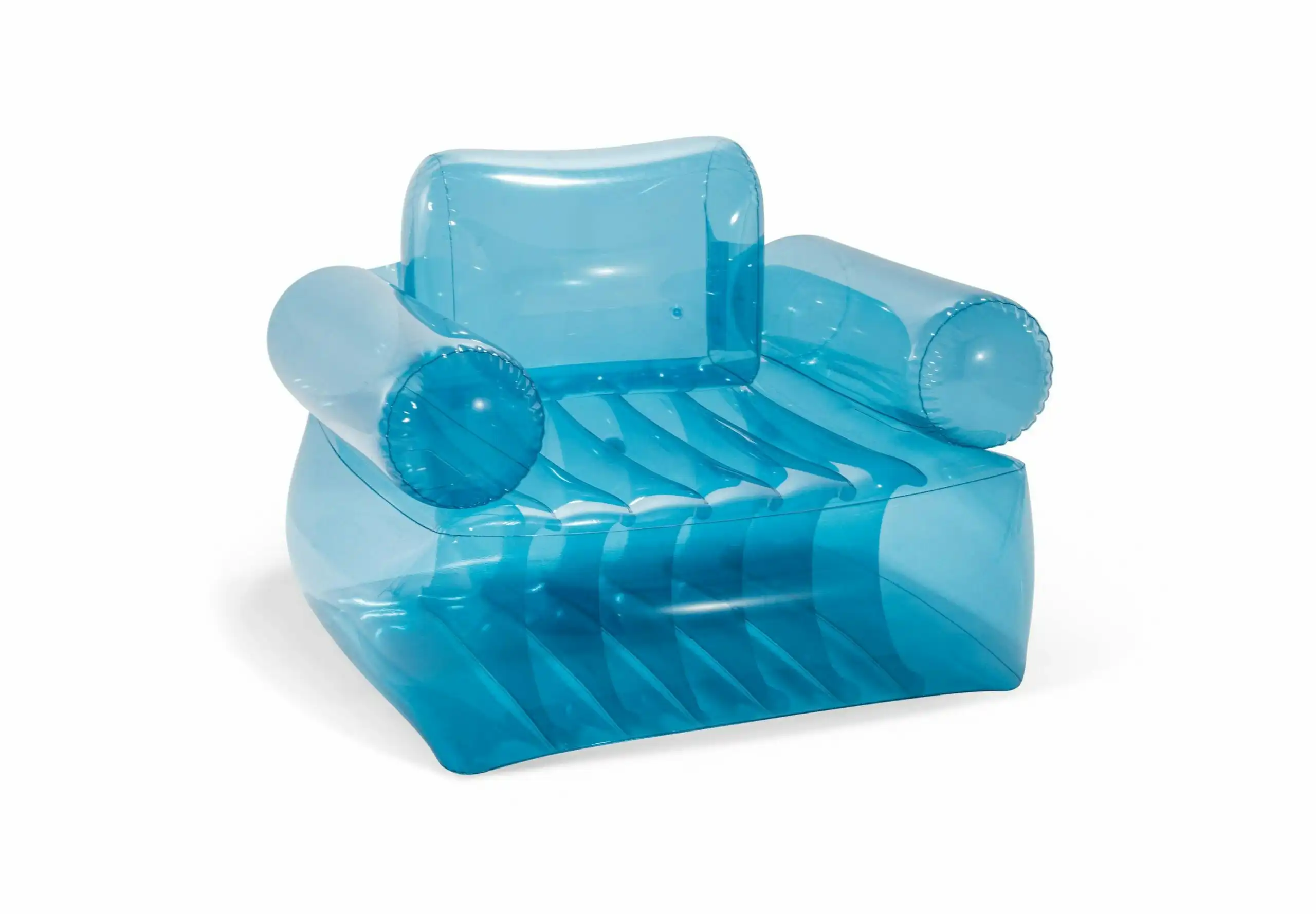 Intex Transparent Blue Inflatable Armchair 66503