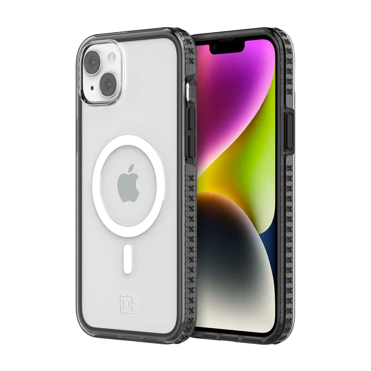 Incipio Grip Magsafe Case For Apple Iphone 14 Plus - Black/clear