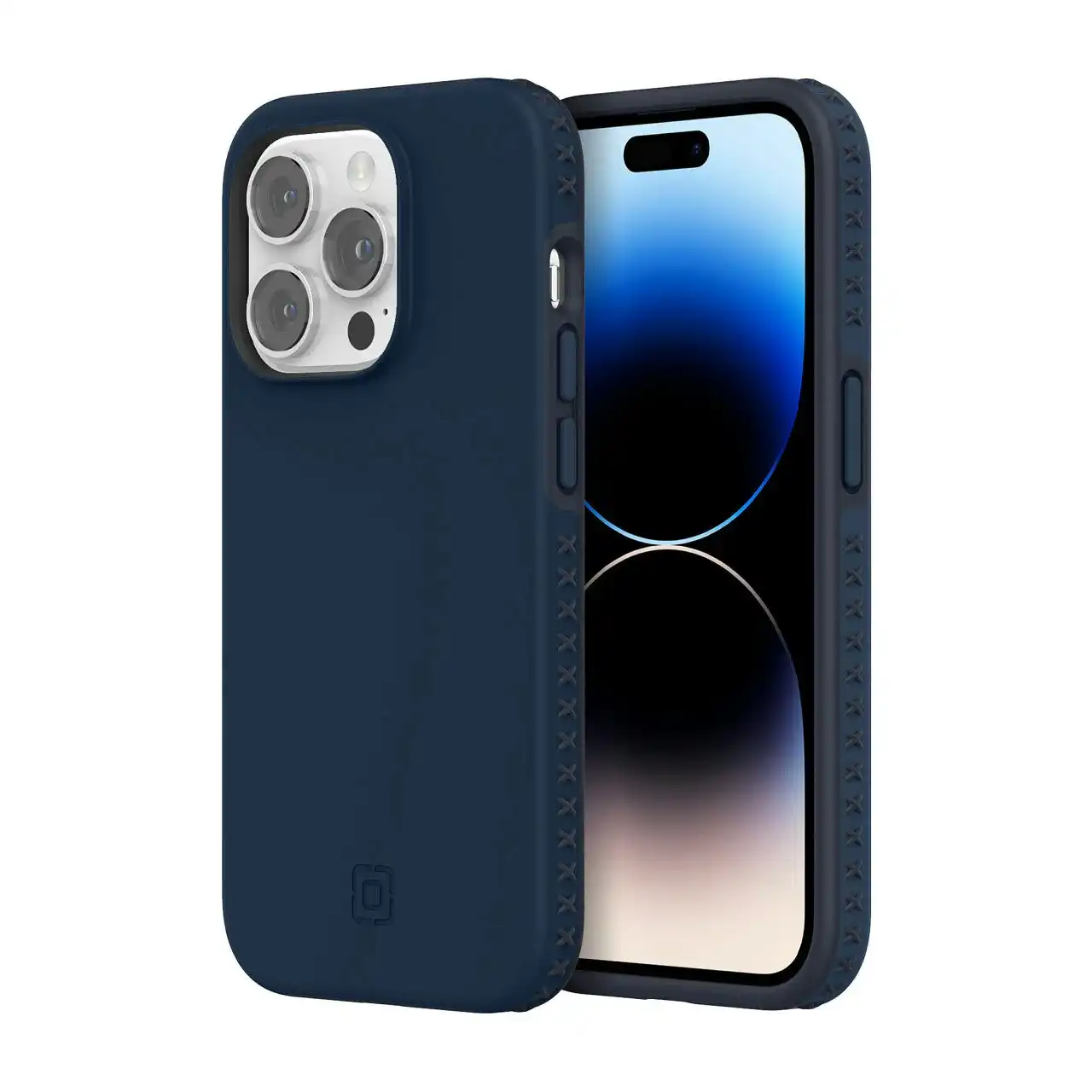 Incipio Grip Case For Iphone 14 Pro - Midnight Navy/inkwell Blue