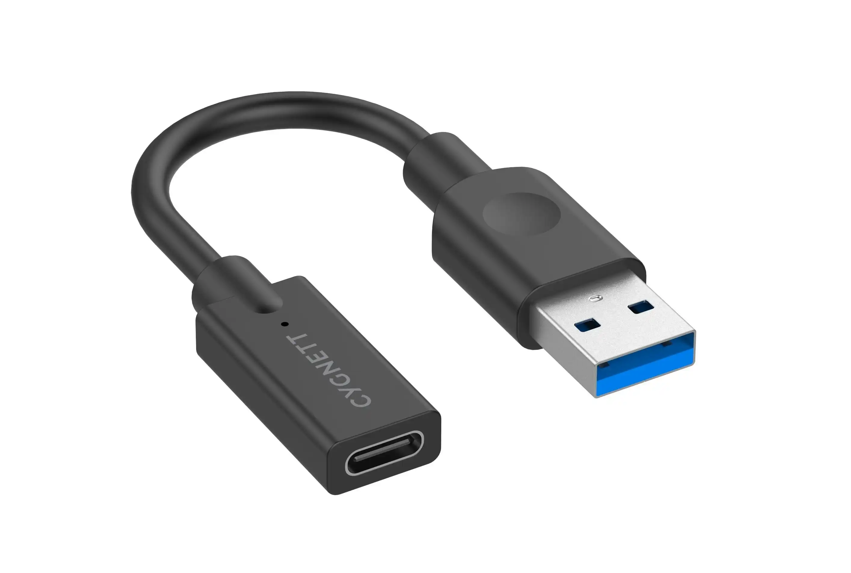 Cygnett Essential 10cm Usb-a Male To Usb-c Female Cable Adapter