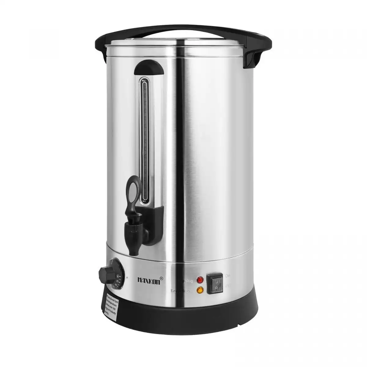 Maxkon  17L Water Urn Dispenser Kettle Instant Hot Cold Coffee Tea Maker Machine Home Commercial Camping Boiler Stainless Steel with Tap