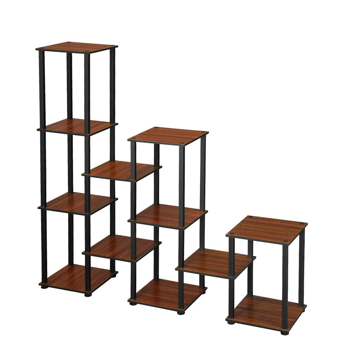 Ausway Plant Flower Pots Stand 12 Shelves Corner Shelf Potted Holder Bookshelf Indoor Outdoor Garden Tiered Display Unit Storage Rack