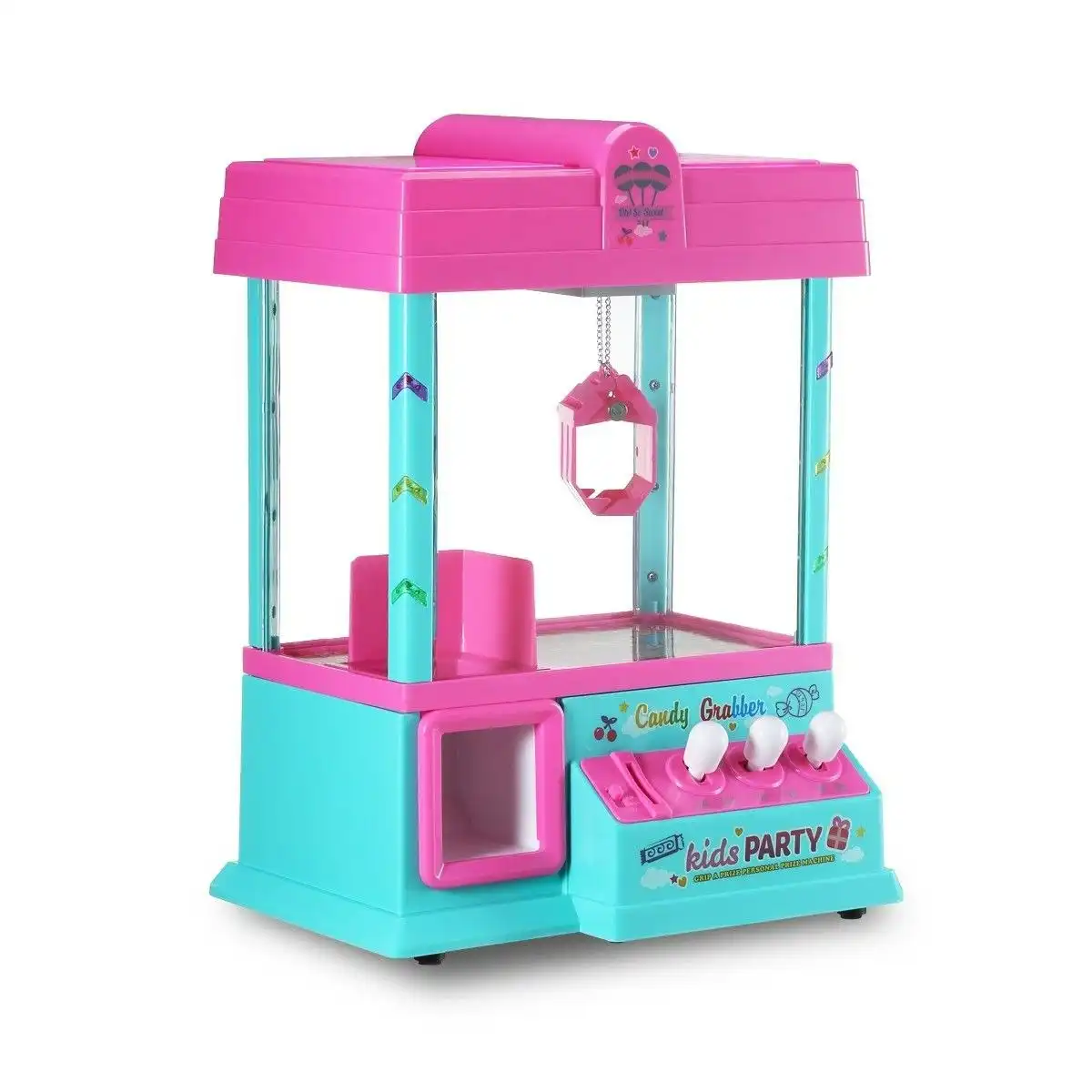 Ausway Claw Machine Arcade Crane Game Toy Machine Candy Grabber Machine with LED Lights