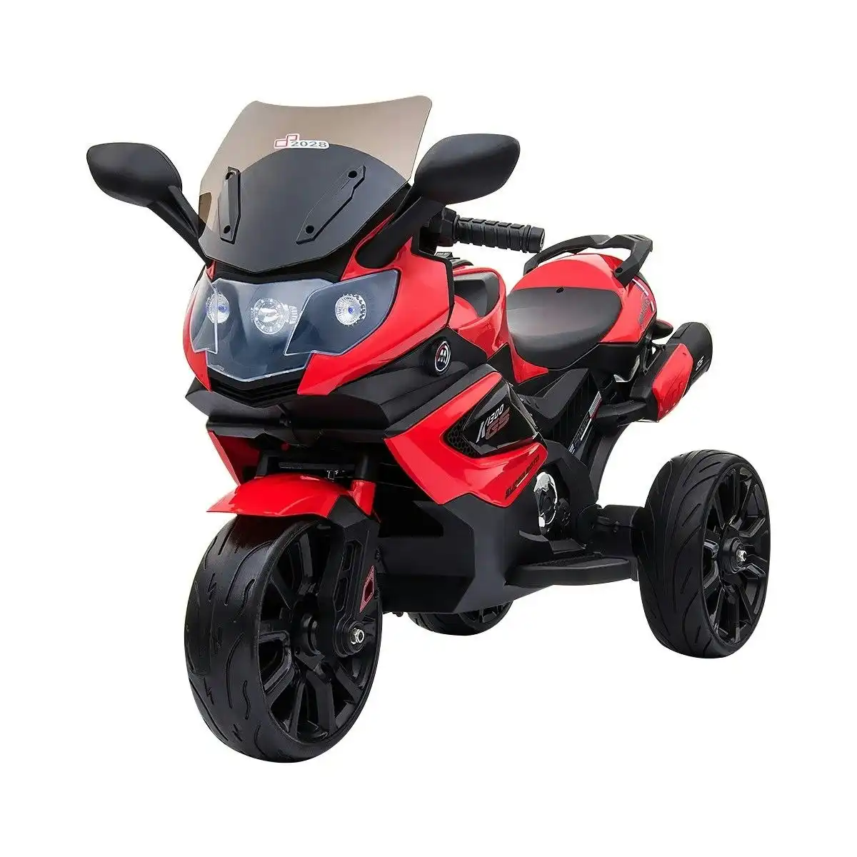 Ausway 20W Pedal Activated Three Wheel Motorbike Ride on Toy for Kids