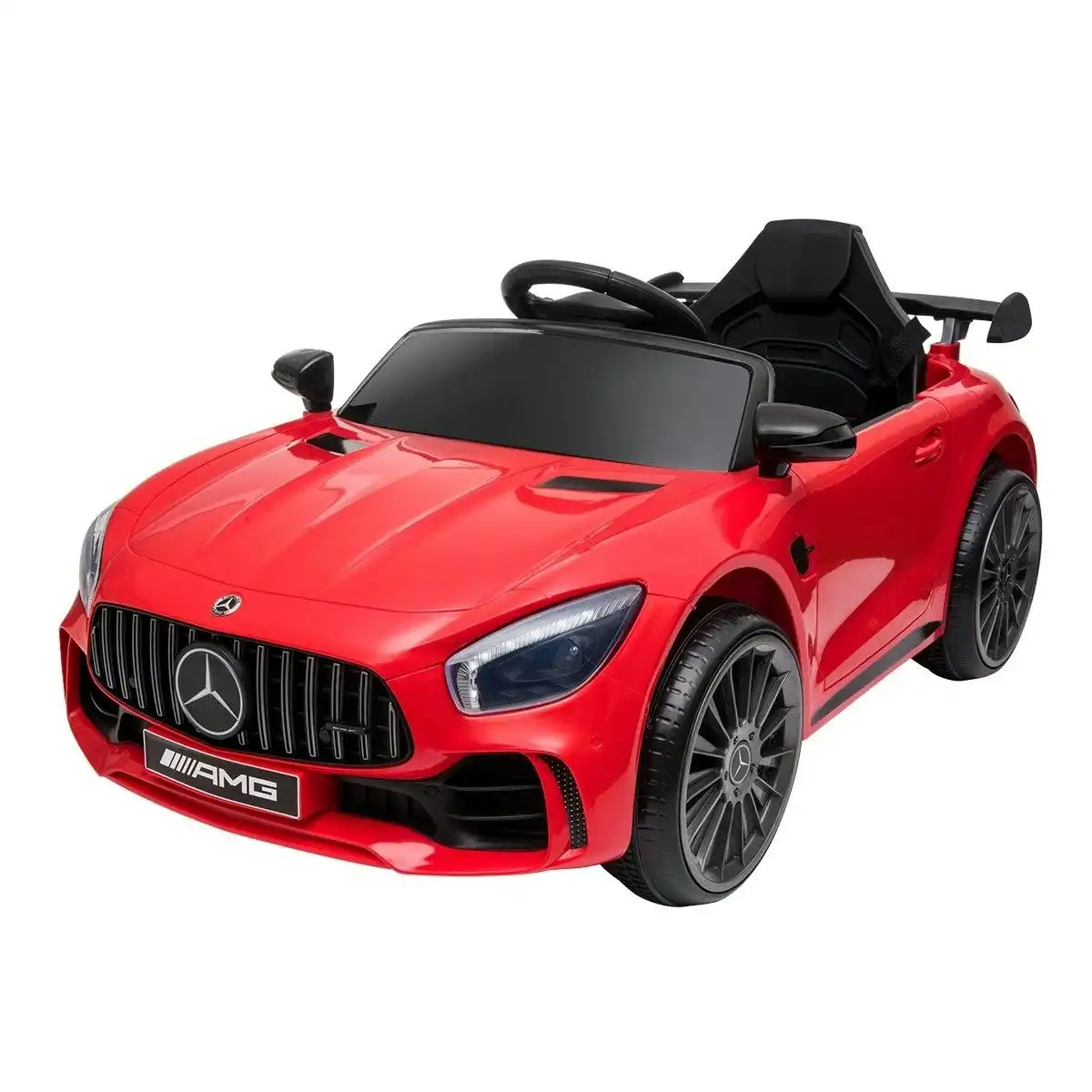 Ausway Mercedes-Benz Licensed Children Kids Electric Cars Ride on Toy 2.4G R/C Remote Control Age 3+ Red