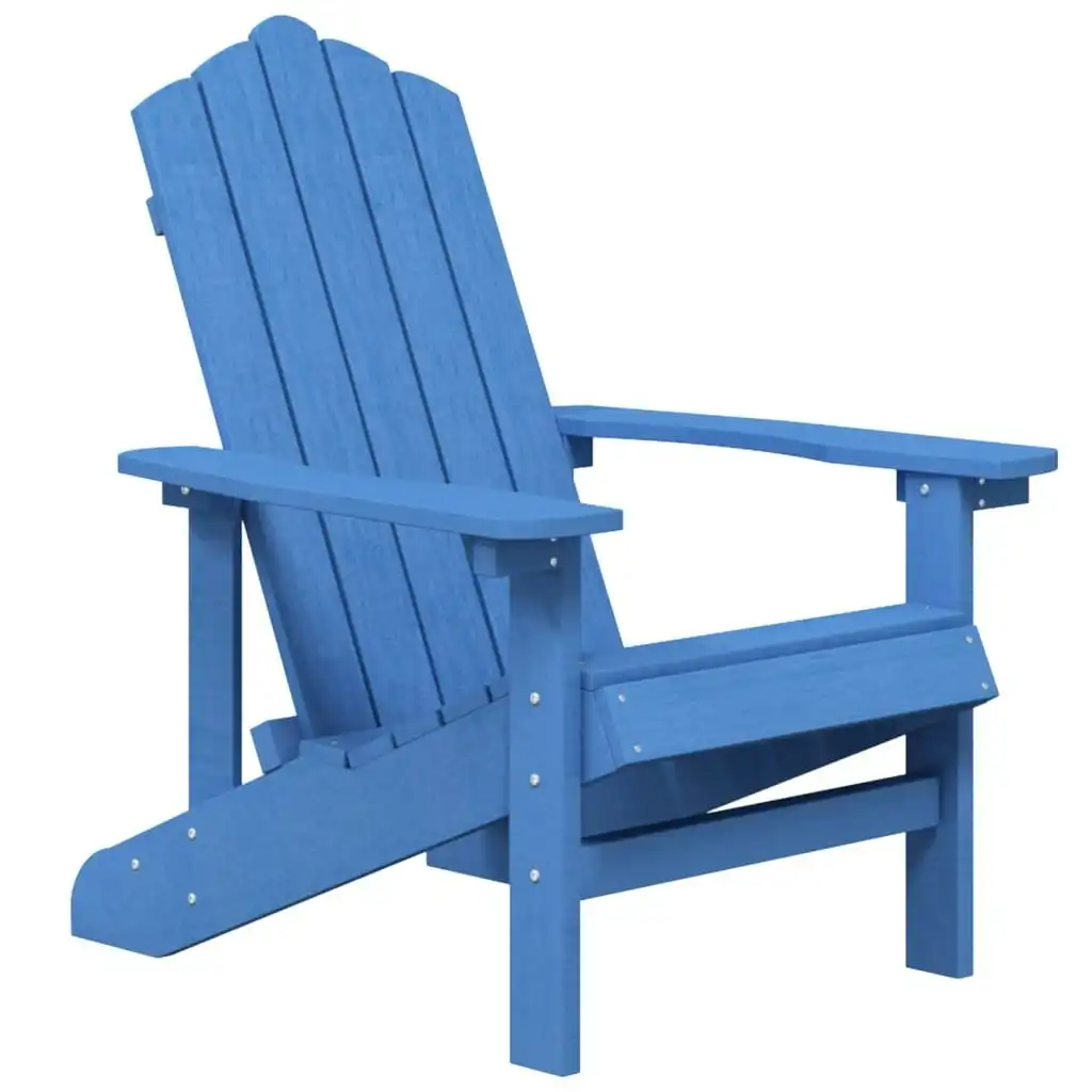 Garden Adirondack Chair HDPE Aqua Blue 318640