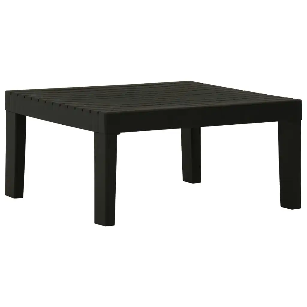 Garden Lounge Table Plastic Grey 315851