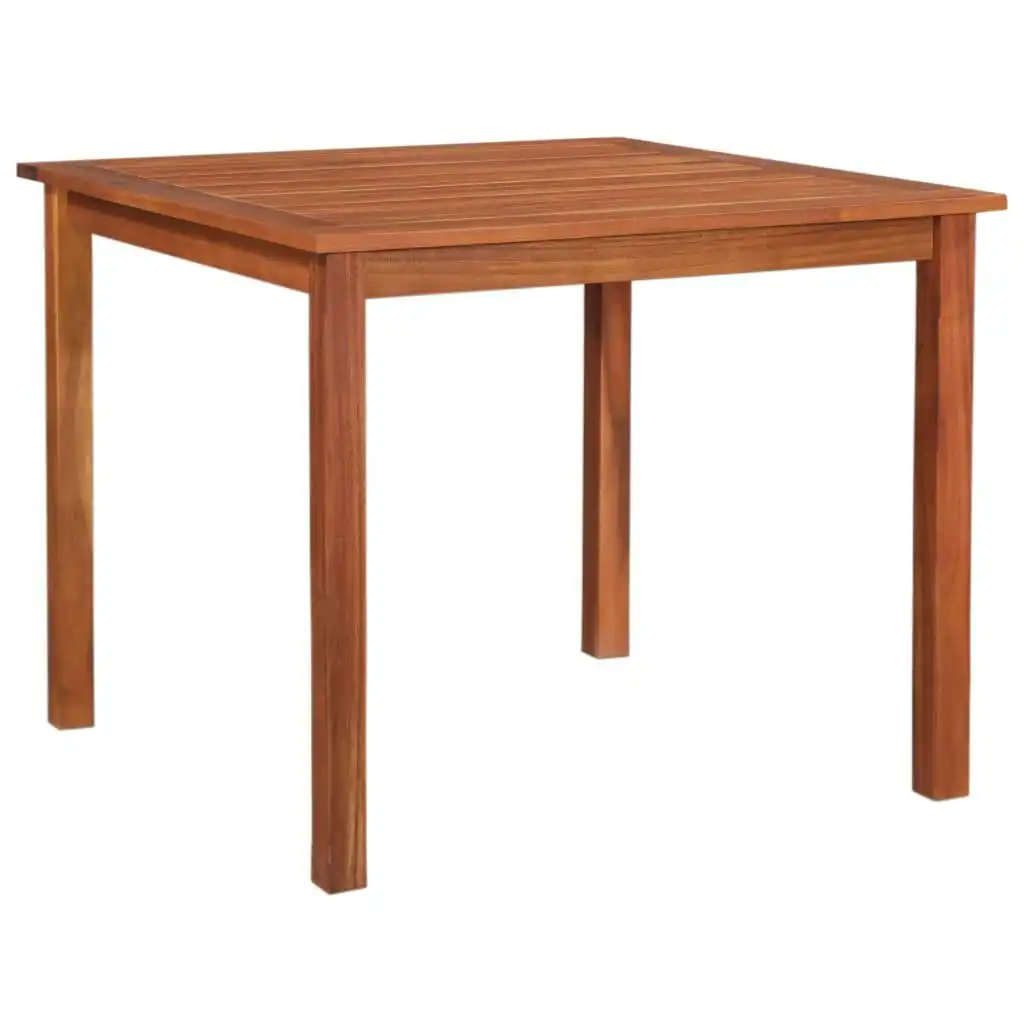 Garden Table 85x85x74 cm Solid Acacia Wood 48606