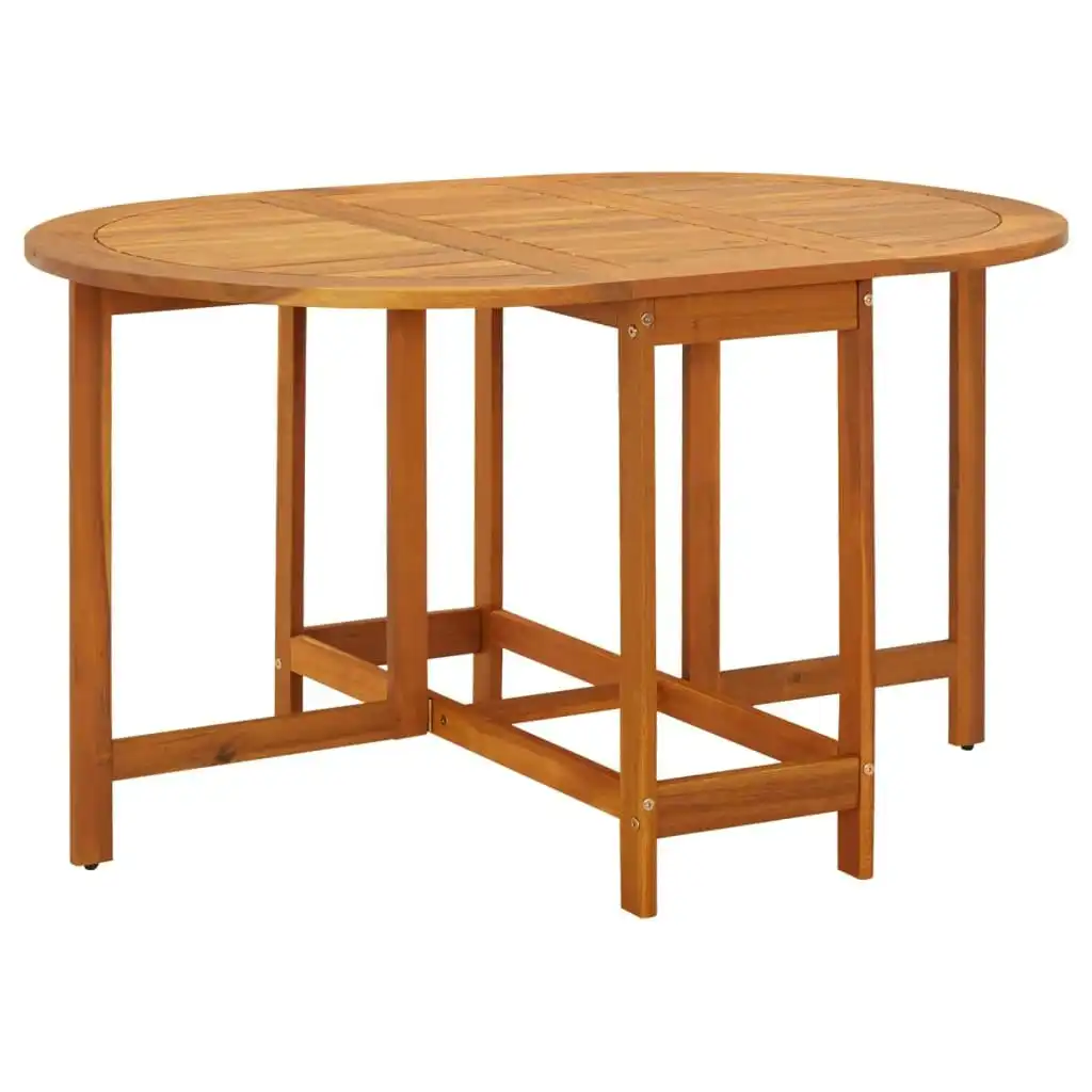 Garden Table 130x90x72 cm Solid Acacia Wood 42659