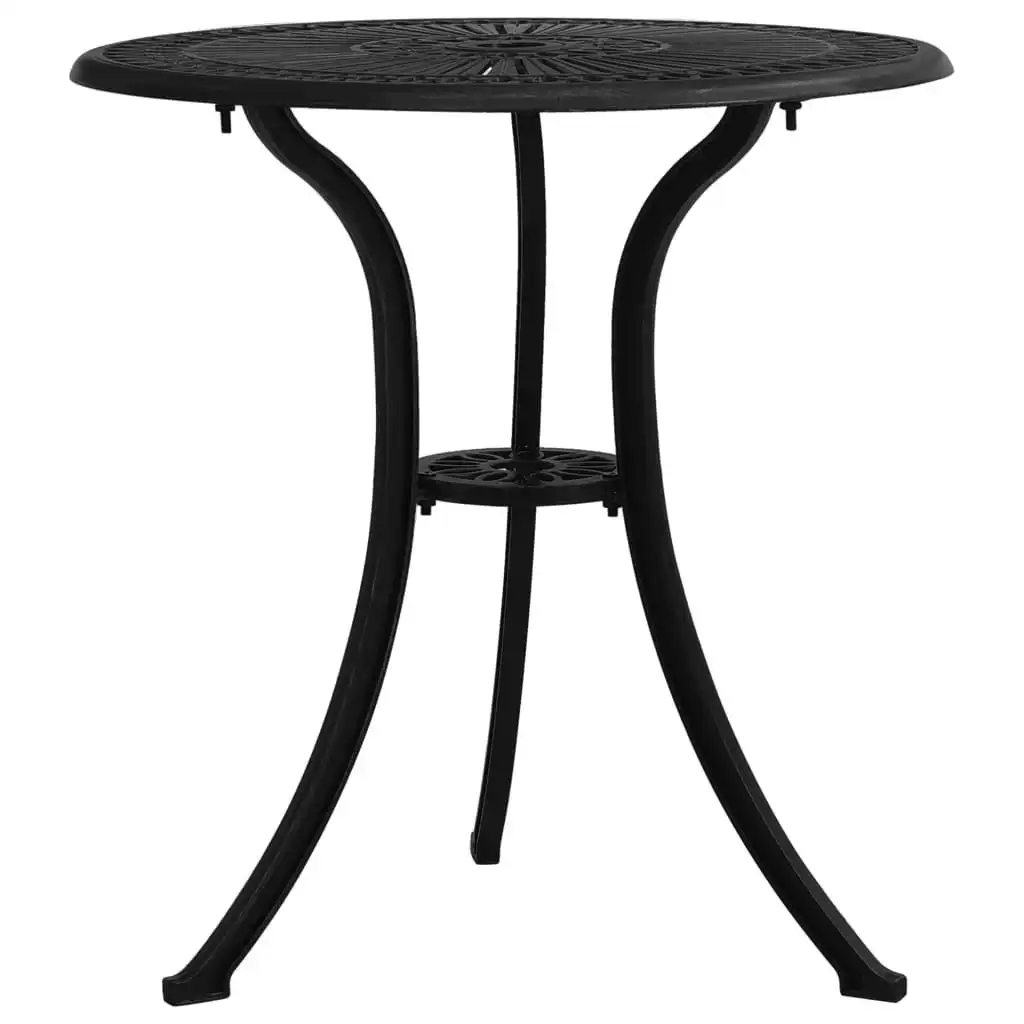 Garden Table Black 62x62x65 cm Cast Aluminium 315580